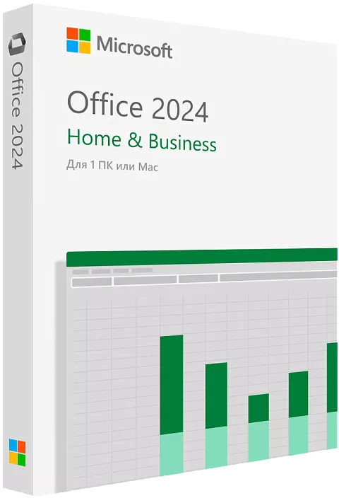 Microsoft Office 2024 Home and Business для Windows и macOS с привязкой