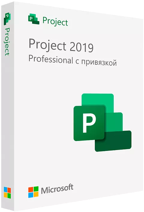 Microsoft Project 2019 Professional с привязкой