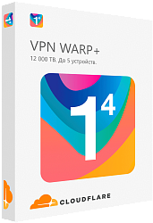VPN WARP+  До 5 устройств